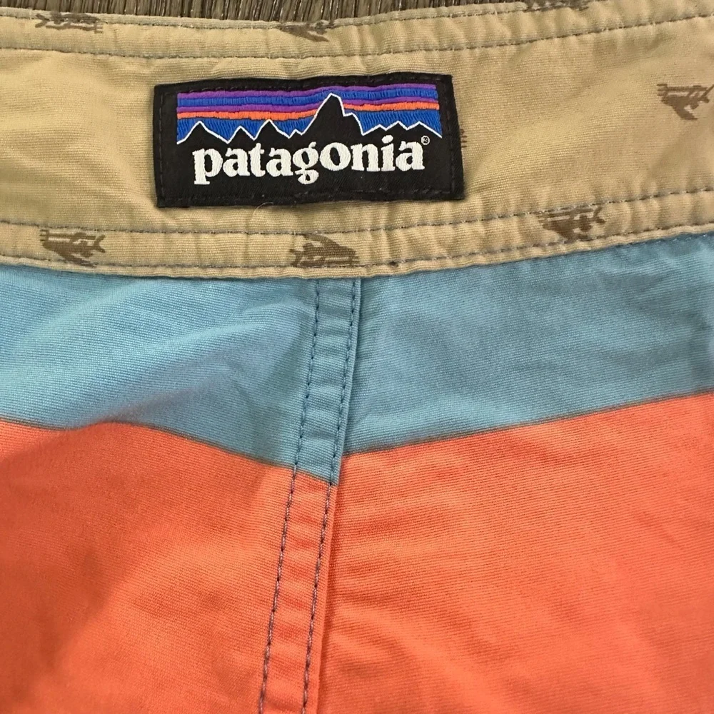 Patagonia Shorts Board‎ Shorts Men’s Size 36 Striped Multicolor Nylon